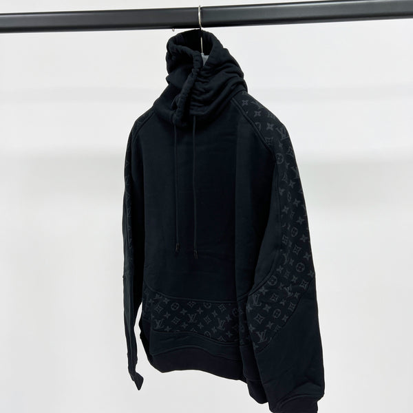Louis Vuitton Monogram Circle Cut Hoodie Black