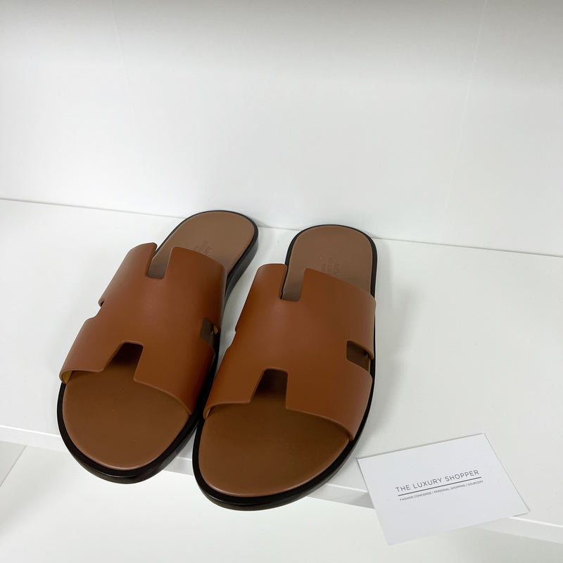 Hermès Izmir Sandals (Gold)