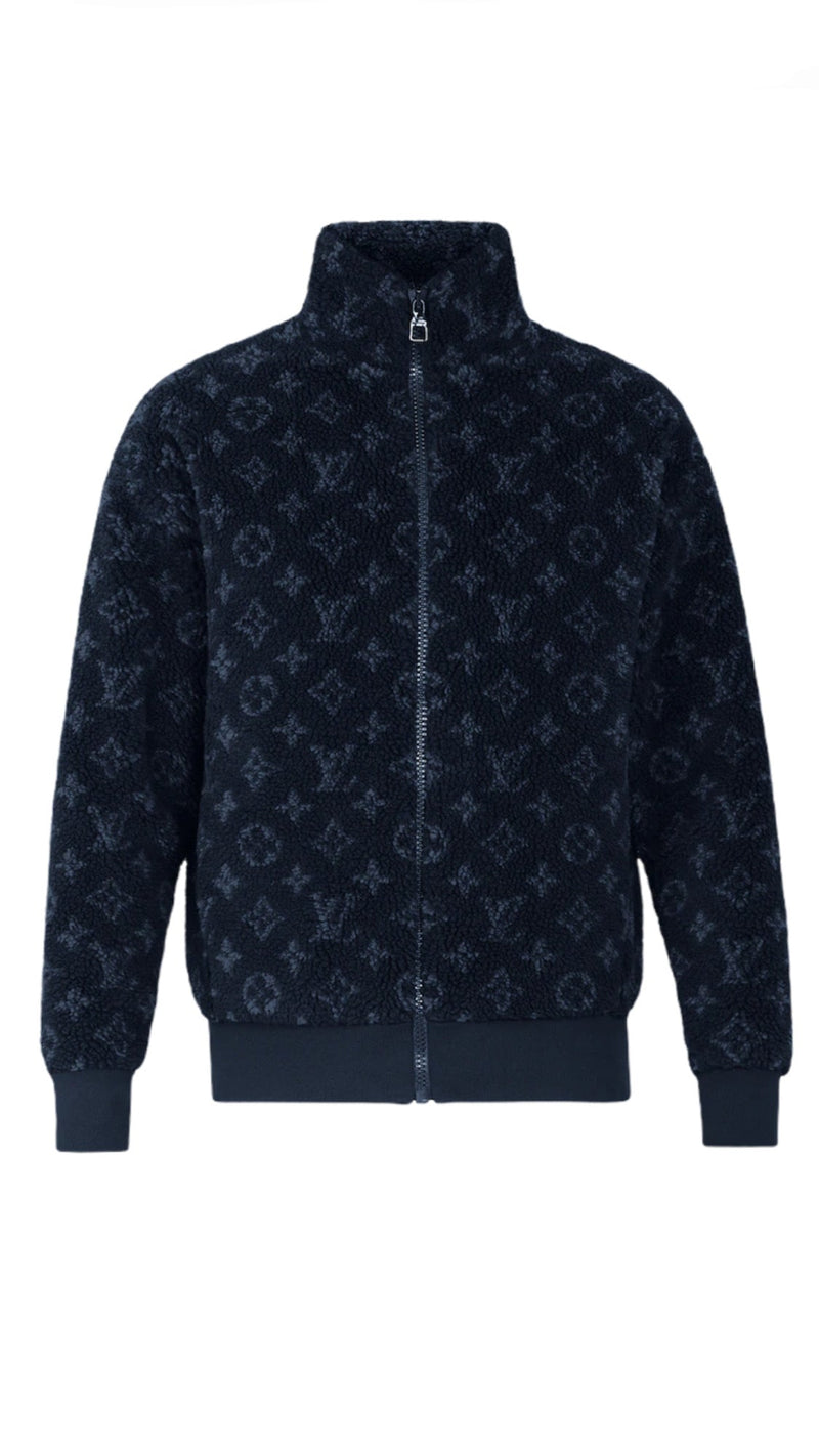 Louis Vuitton Monogram Jacquard Fleece Jacket