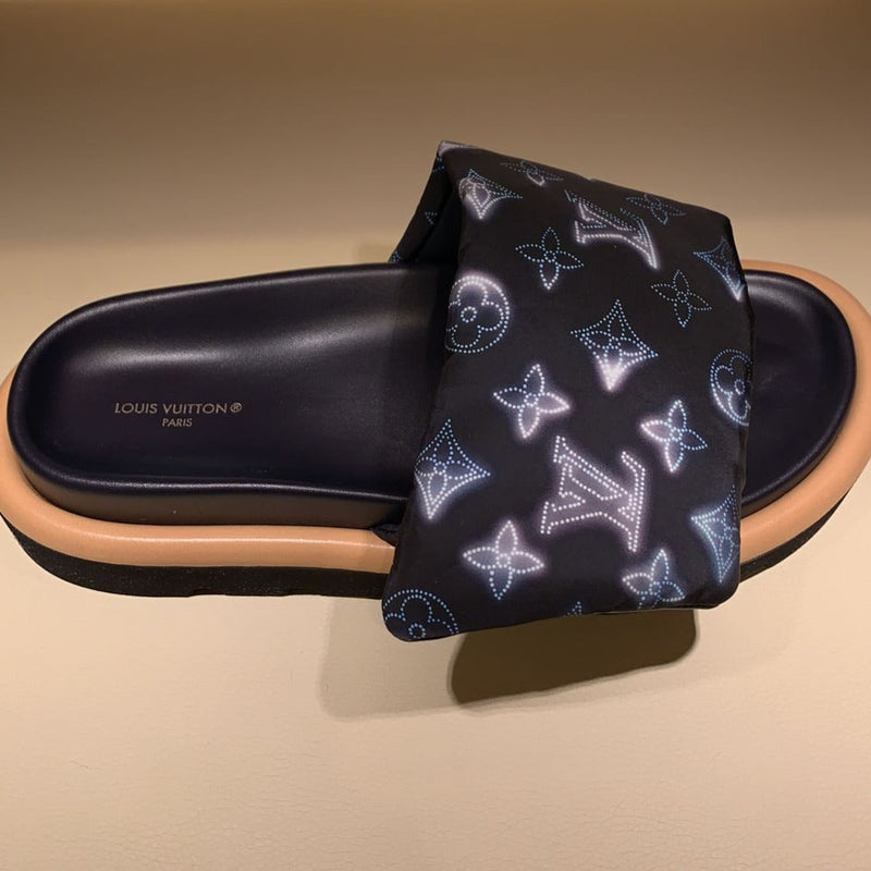 Louis Vuitton Pool Pillow Comfort Mules (Navy)