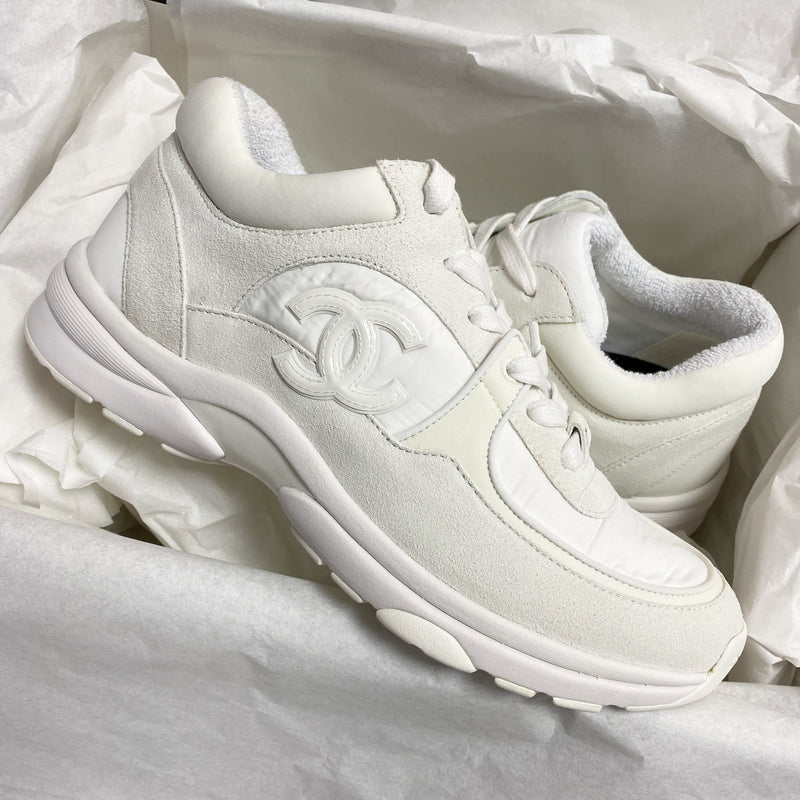 Chanel CC Logo Sneaker White (Reflective)