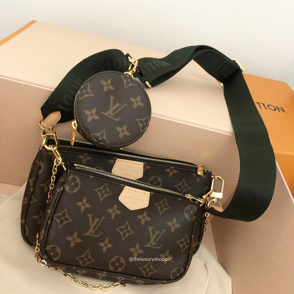 Louis Vuitton Multi Pochette Accessoires Khaki