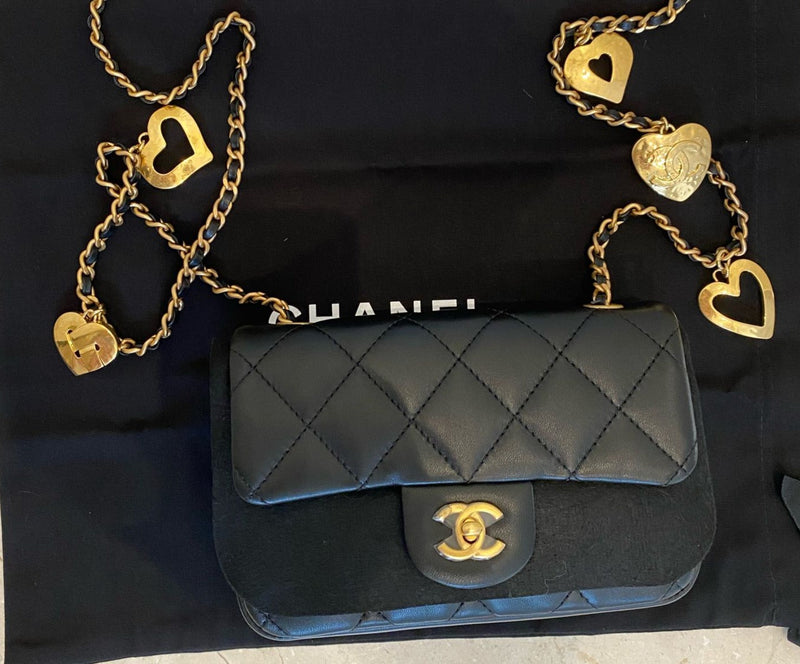Chanel Mini Flap Bag Lambskin with Gold Hardware