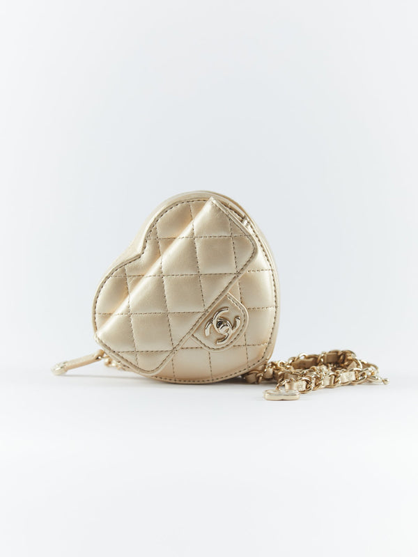 Chanel Heart Bag Gold (Belt Bag)