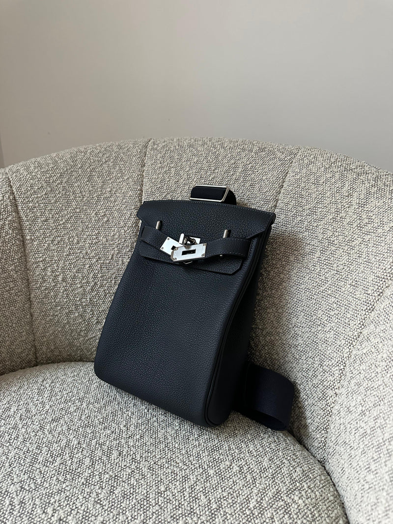 Hermès Hac A Dos PM Caban Togo PHW