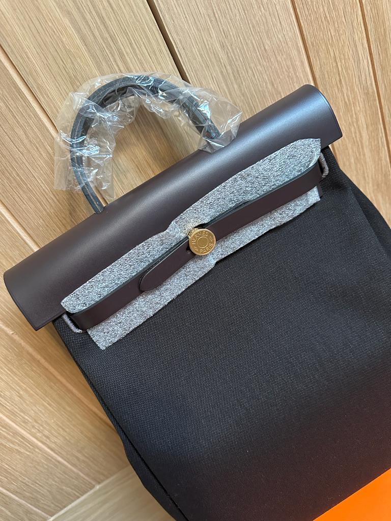 Hermès Herbag Backpack Ebene GHW