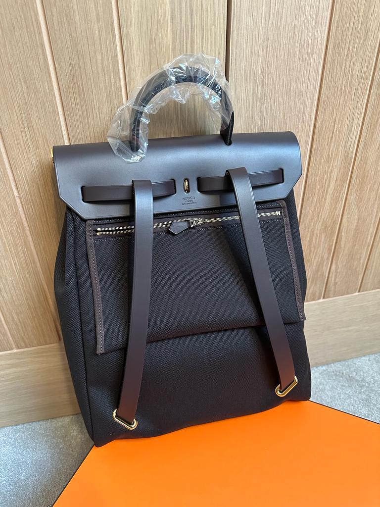 Hermès Herbag Backpack Ebene GHW
