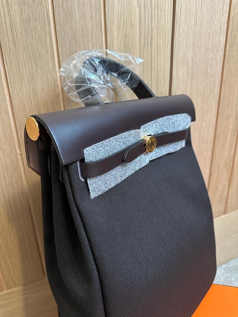 Hermès Herbag Backpack Ebene GHW