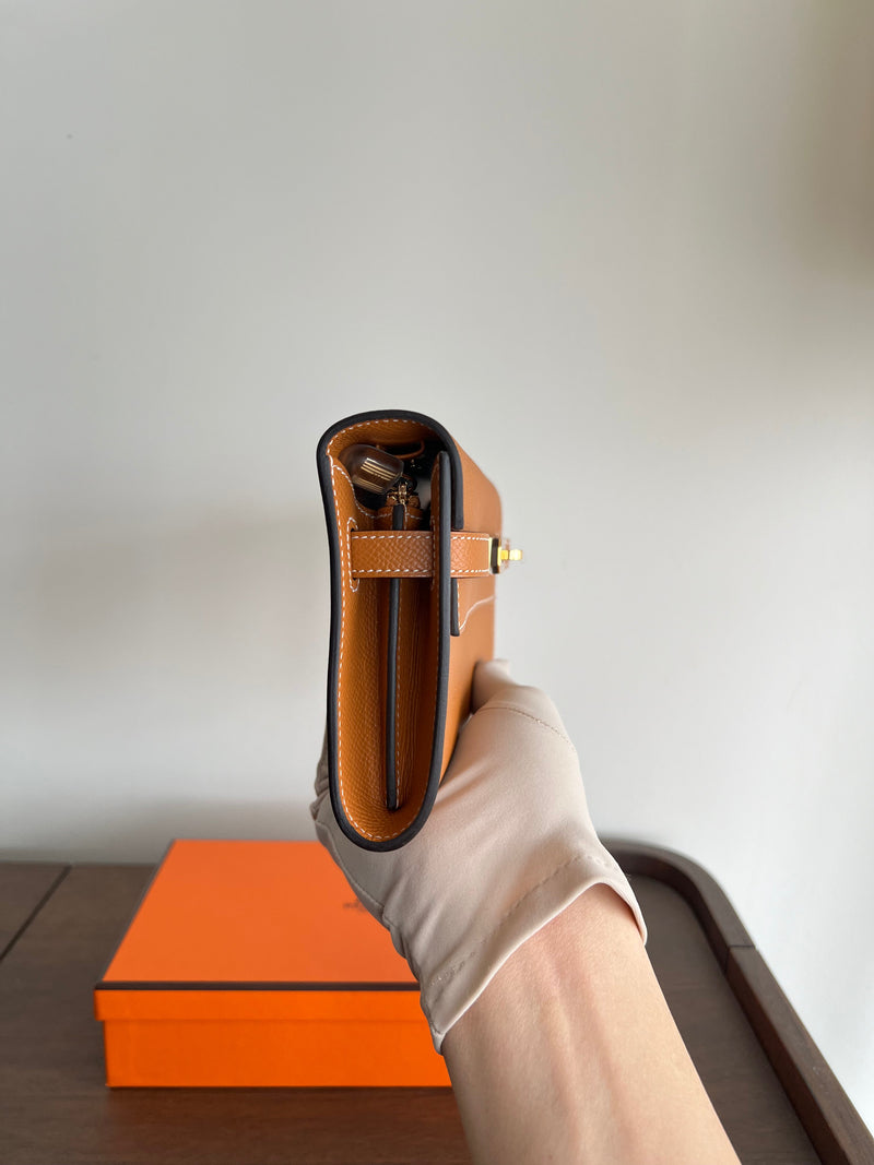 Hermès Kelly To Go Toffee Epsom GHW