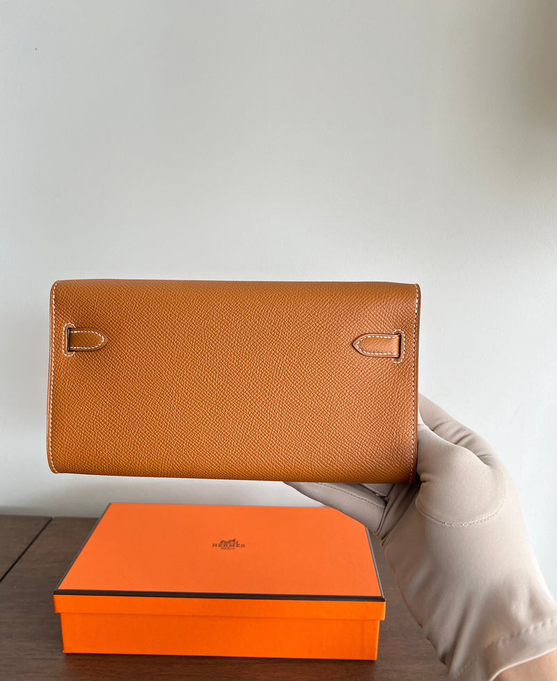 Hermès Kelly To Go Toffee Epsom GHW