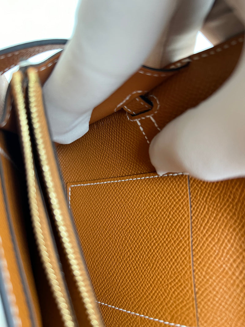 Hermès Kelly To Go Toffee Epsom GHW