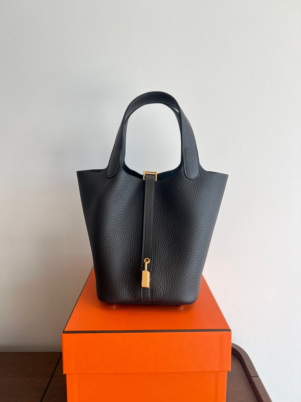 Hermès Picotin 18cm Dark Bronze GHW