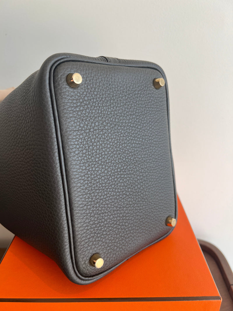Hermès Picotin 18cm Dark Bronze GHW