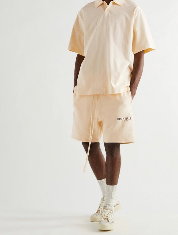 Fear Of God ESSENTIALS Jersey Sweat Shorts Buttercream