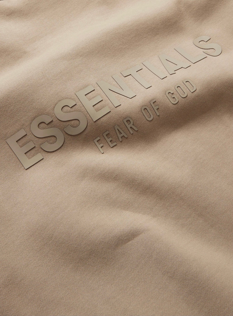 Fear Of God ESSENTIALS Mock Neck Half Zip Sweatshirt Moss