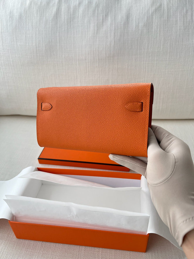 Hermès Kelly To Go Orange Epsom GHW