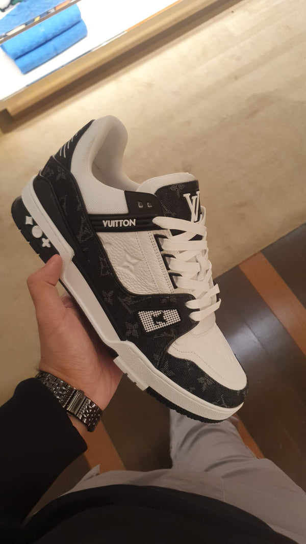 Louis Vuitton LV Trainers Monogram Denim (Black)