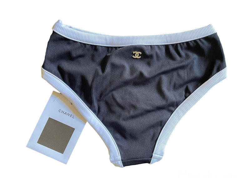 Chanel Swimsuit Top & Bottom Set