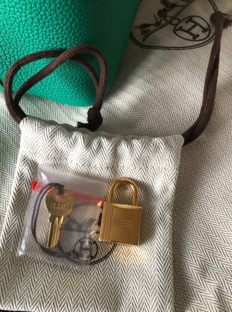 Hermès Picotin 18cm Vert Jade Taurillon Maurice GHW