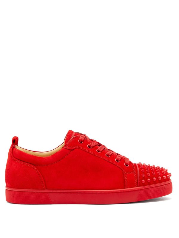 Christian Louboutin Louis Junior Suede Spikes