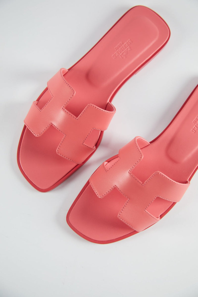 Hermès Oran Sandals (Rose Boise)