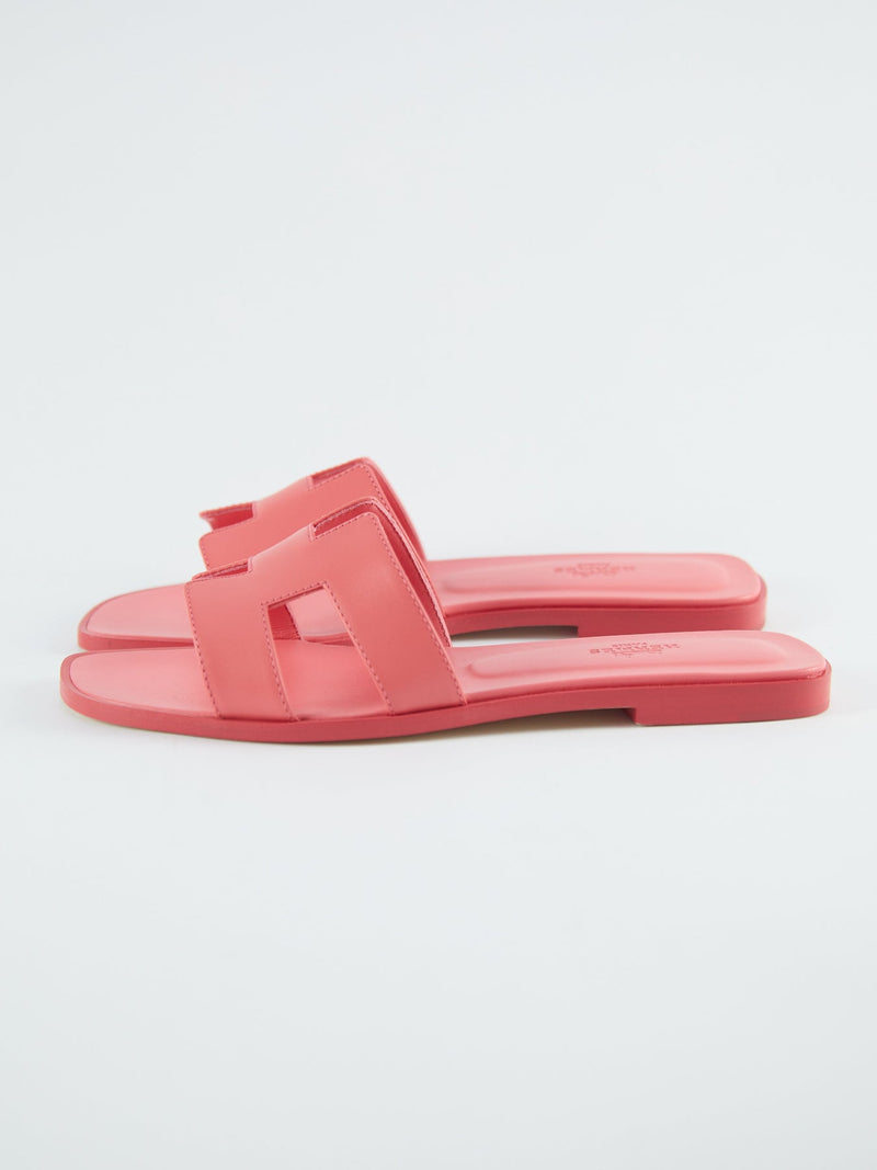 Hermès Oran Sandals (Rose Boise)