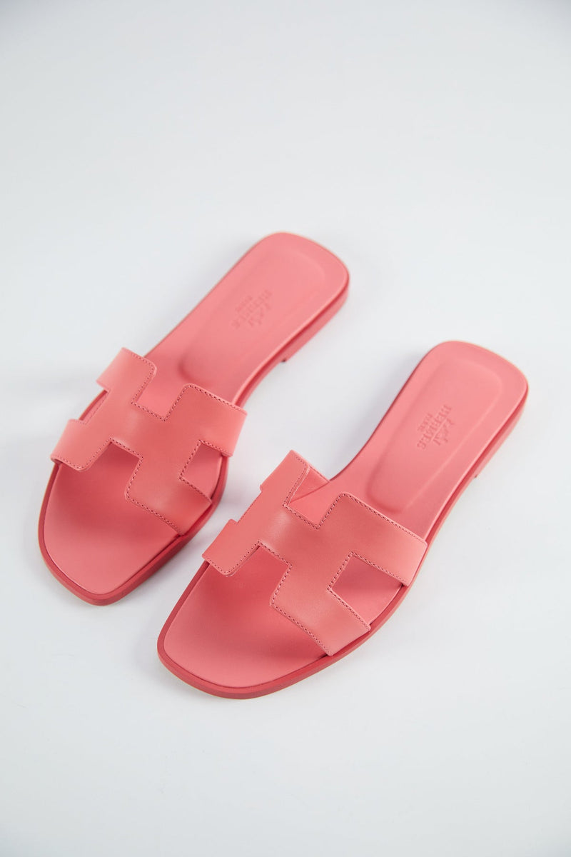 Hermès Oran Sandals (Rose Boise)