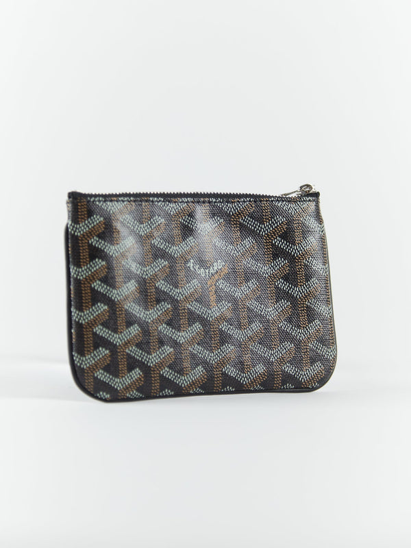 Goyard Mini Senat Pouch (Black)