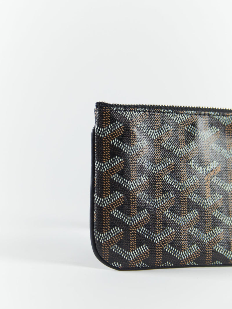 Goyard Mini Senat Pouch (Black)