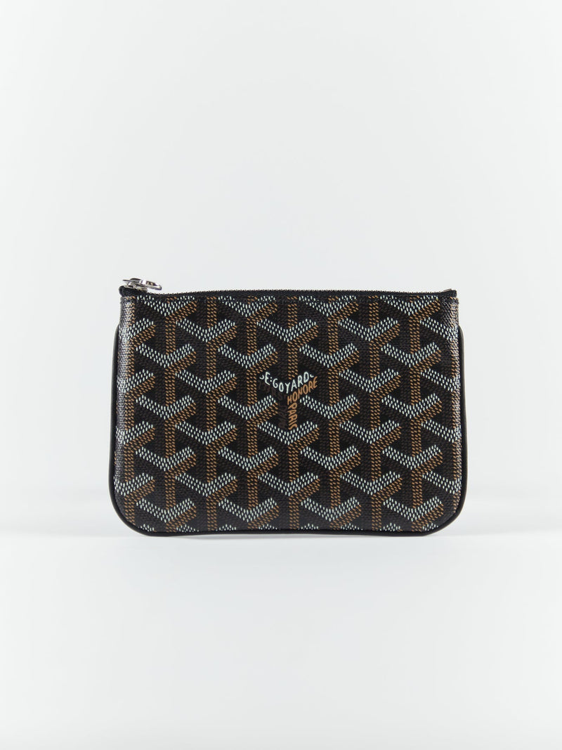 Goyard Mini Senat Pouch (Black)