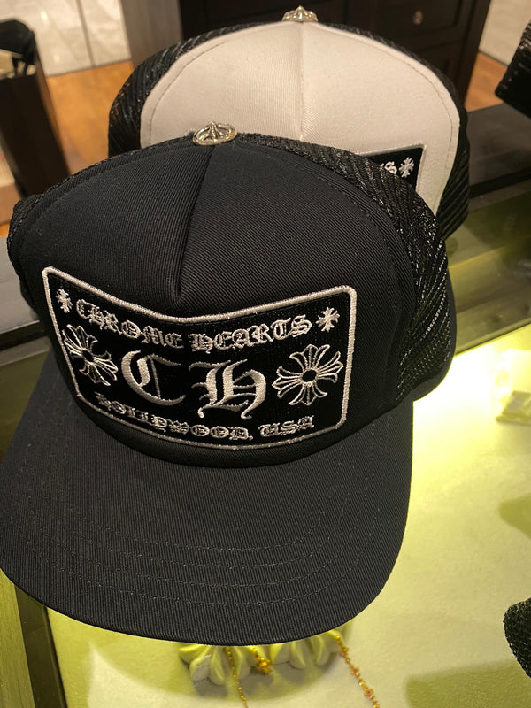 Chrome Hearts CH Hollywood Trucker Cap