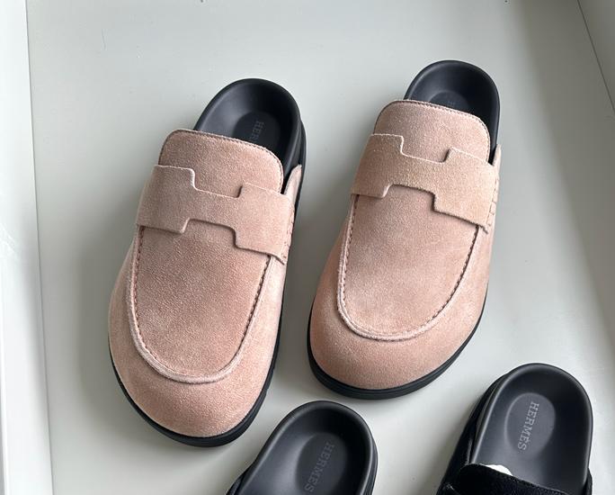 Hermès Go Mule (Beige Nude)