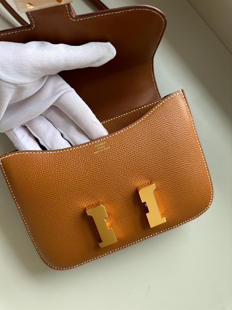 Hermès Constance 18 Gold Epsom GHW