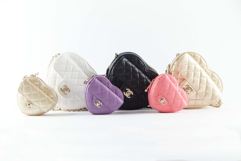 Chanel Heart Bag White (Large)