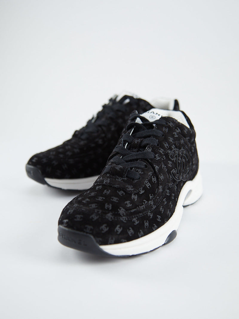 Chanel CC All Over Logo Sneaker Black (2022)