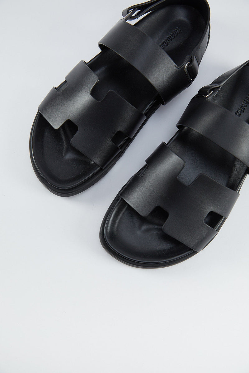 Hermès Takara Sandals (Black)