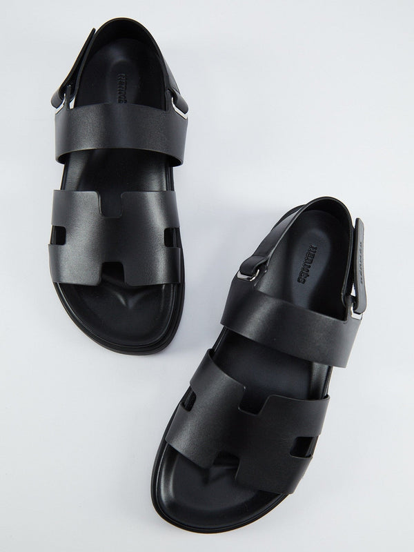 Hermès Takara Sandals (Black)