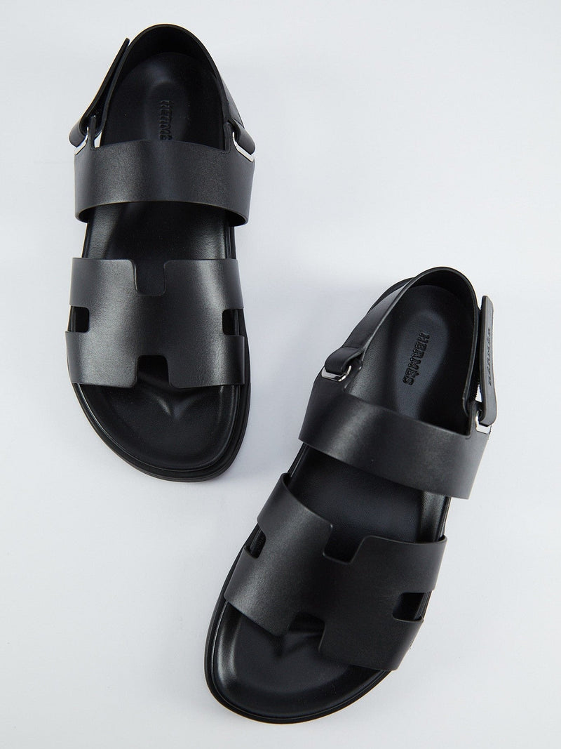 Hermès Takara Sandals (Black)