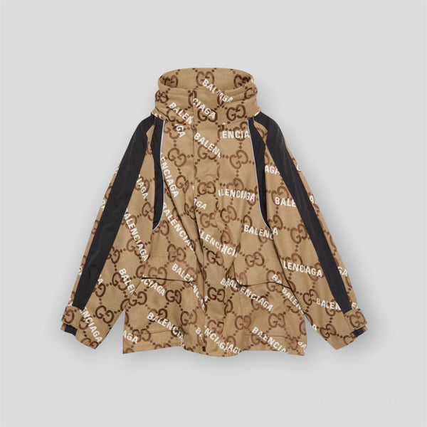 The Hacker Project Gucci x Balenciaga Jumbo GG Jacket