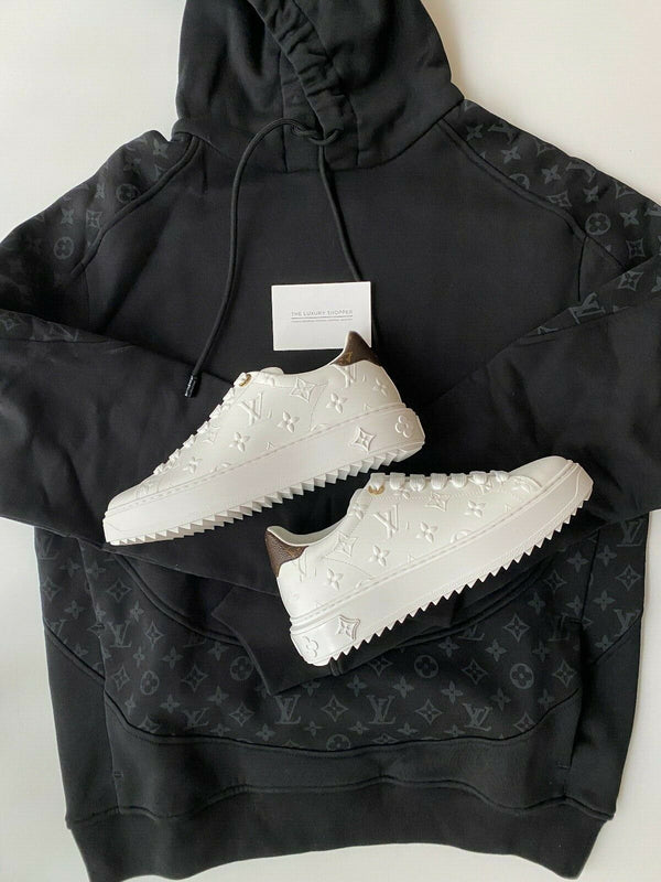 Louis Vuitton Monogram Circle Cut Hoodie Black