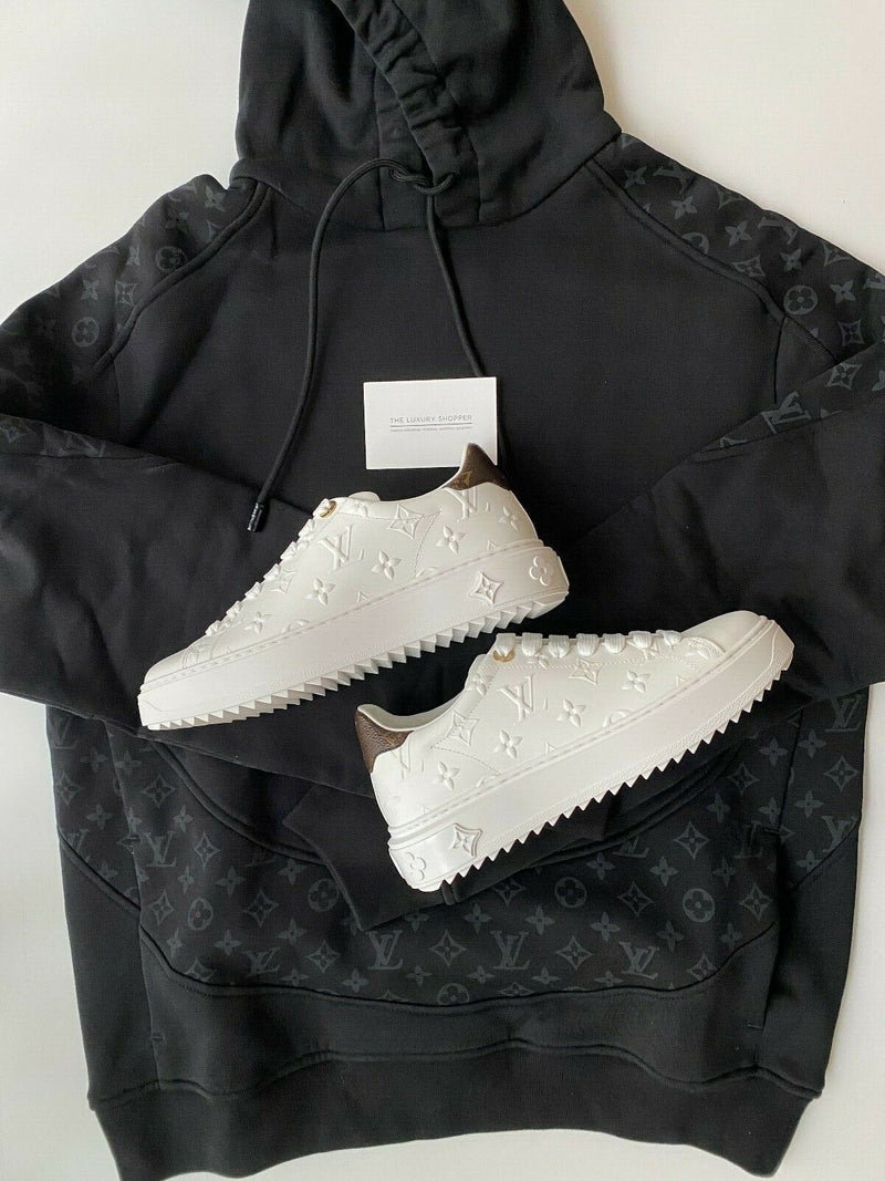 Louis Vuitton Monogram Circle Cut Hoodie Black